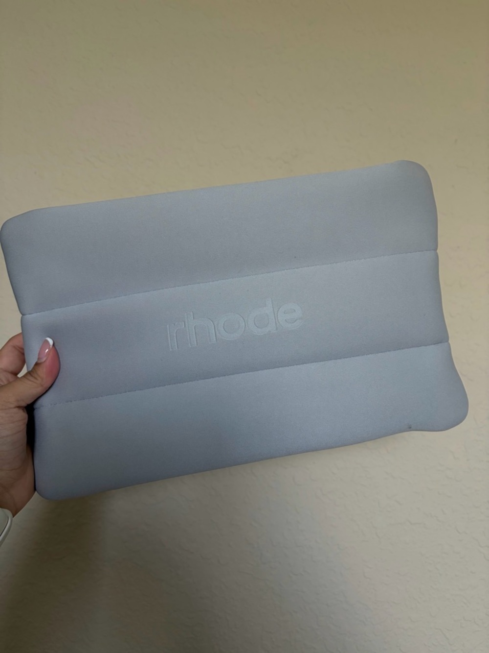 Rhode Skin- Light Gray Pouch